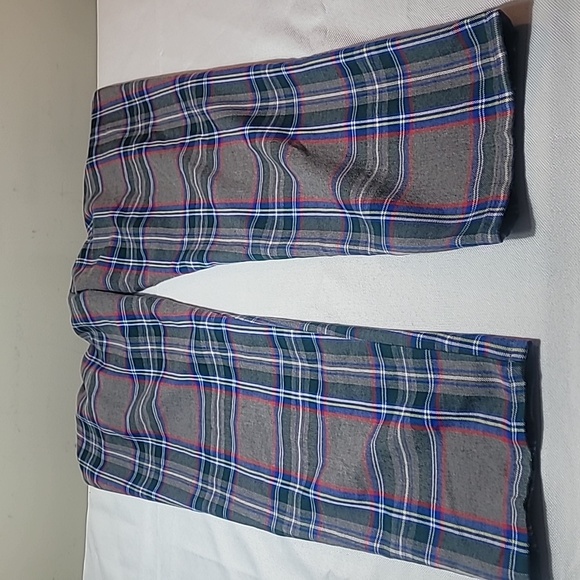 DJ PLUS multi colored plaid slim fit pants size Eur 48 - Picture 4 of 7